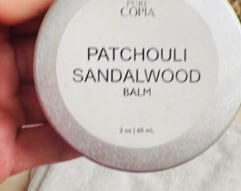 Baume au bois de santal et au patchouli : riche, crémeux, hydratant