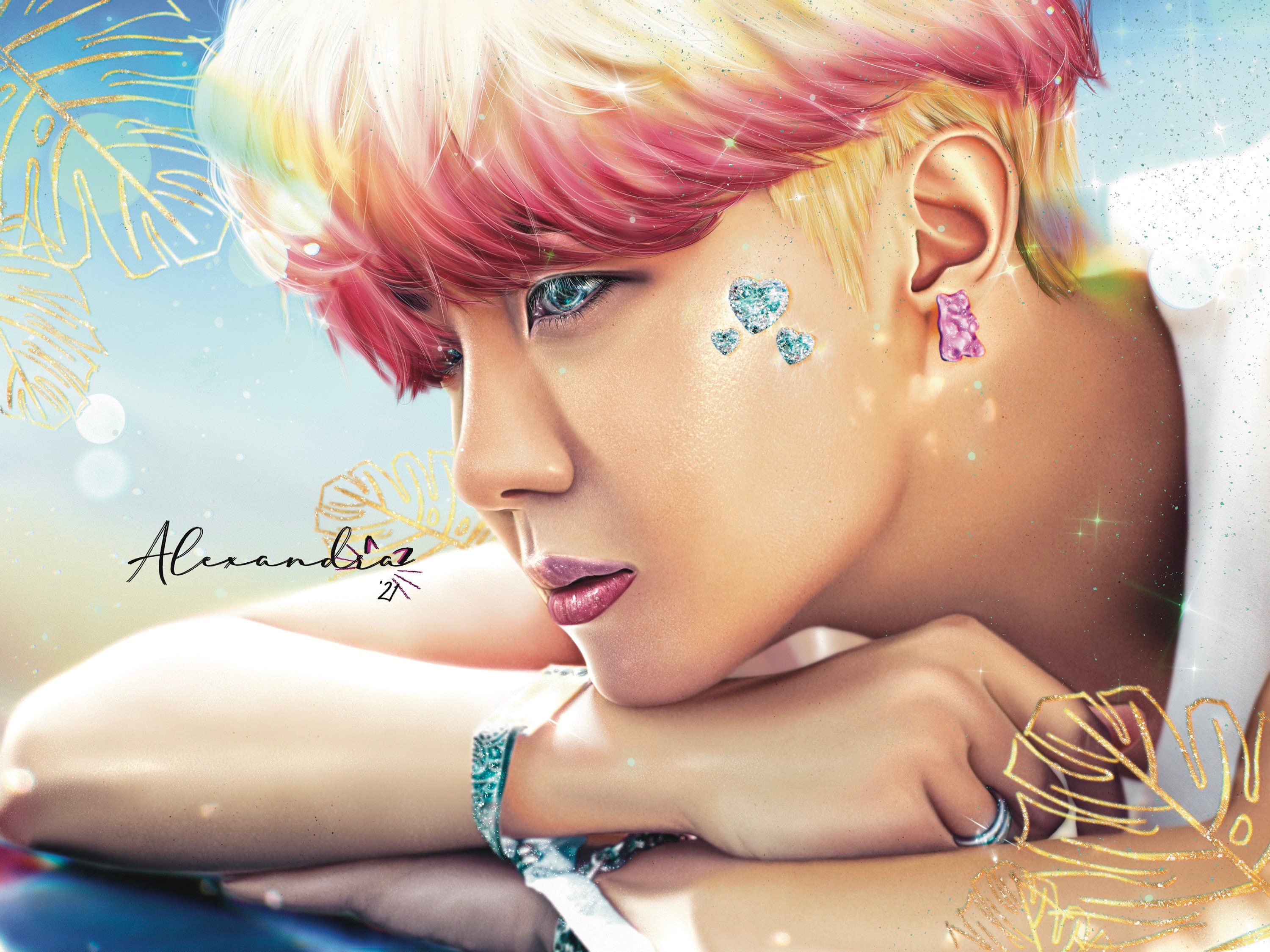 J-Hope Hobi jung hoseok BTS bangtan Butter / art print fanart | Etsy