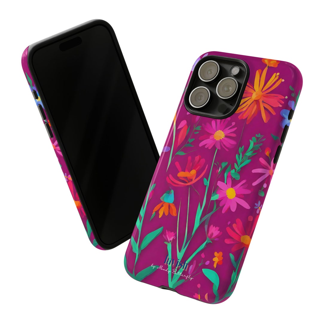 Wildflower Cases for iPhone 15 Pro Max, Samsung Galaxy S23, and Google