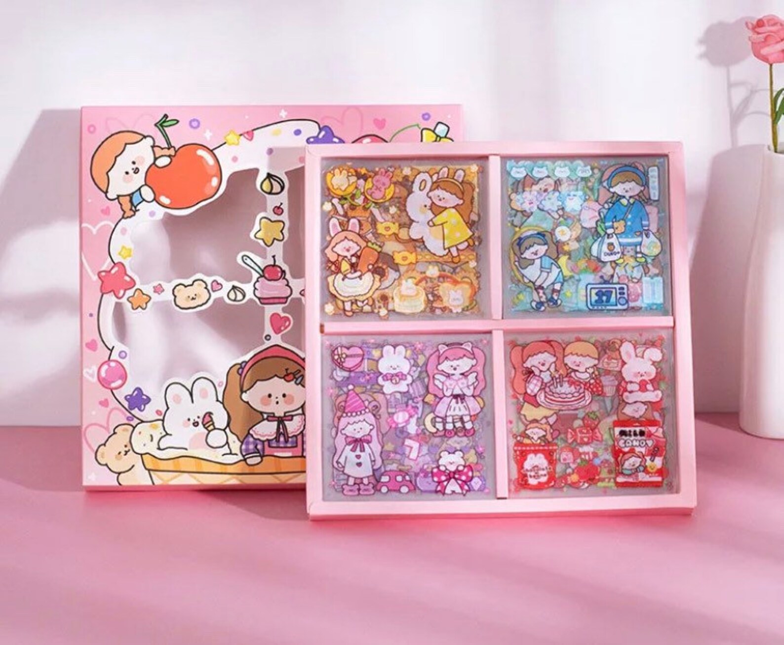 Kawaii Japanese Stationery Stickers / 100pc Etsy