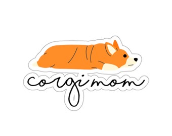 Corgi Mom Sticker