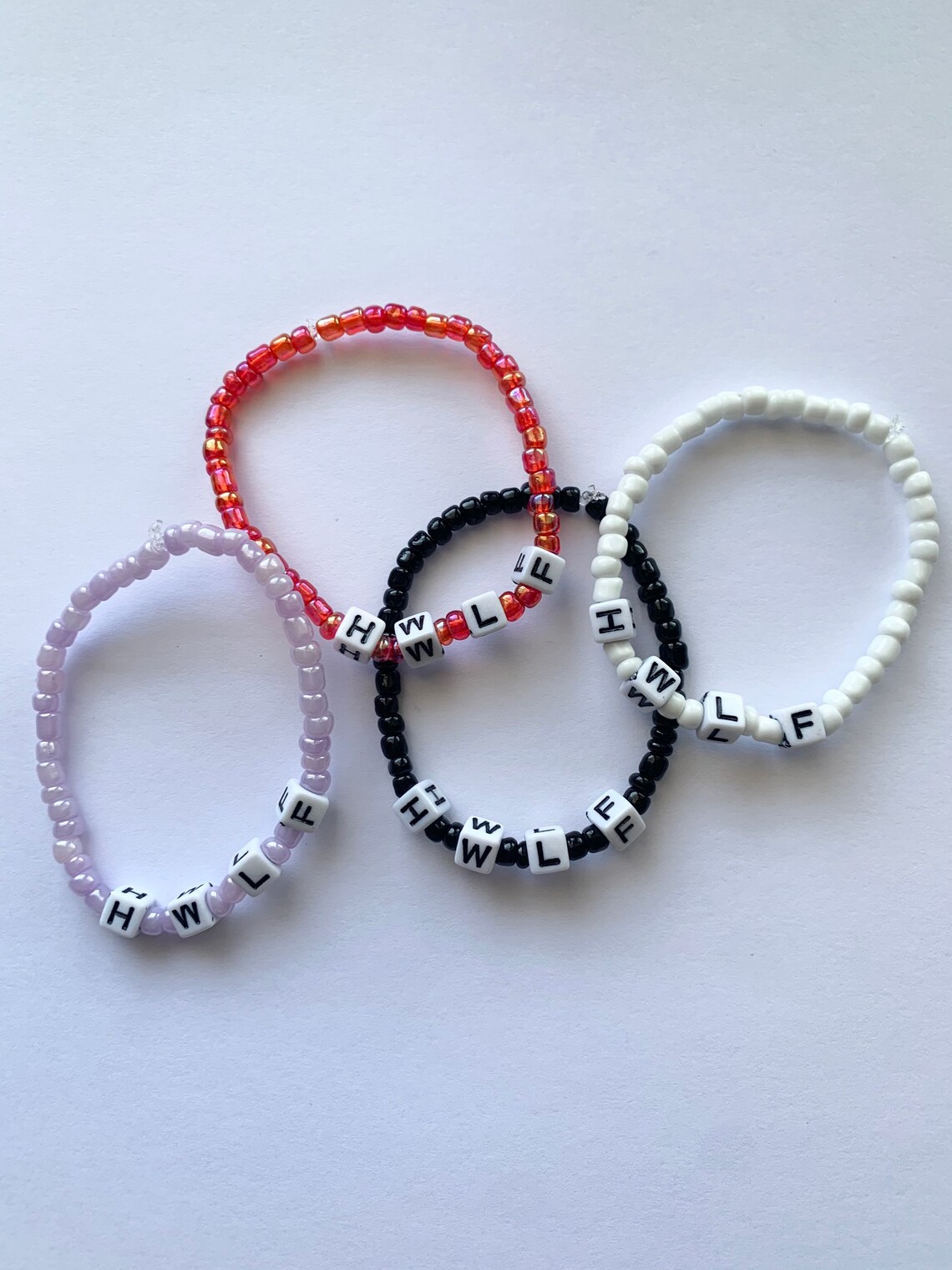 WWJD/HWLF beaded bracelet Etsy