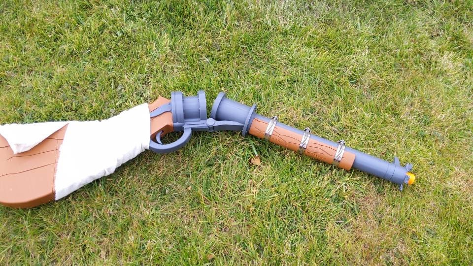 Rust water pipe shot gun with function's. replica model Etsy
