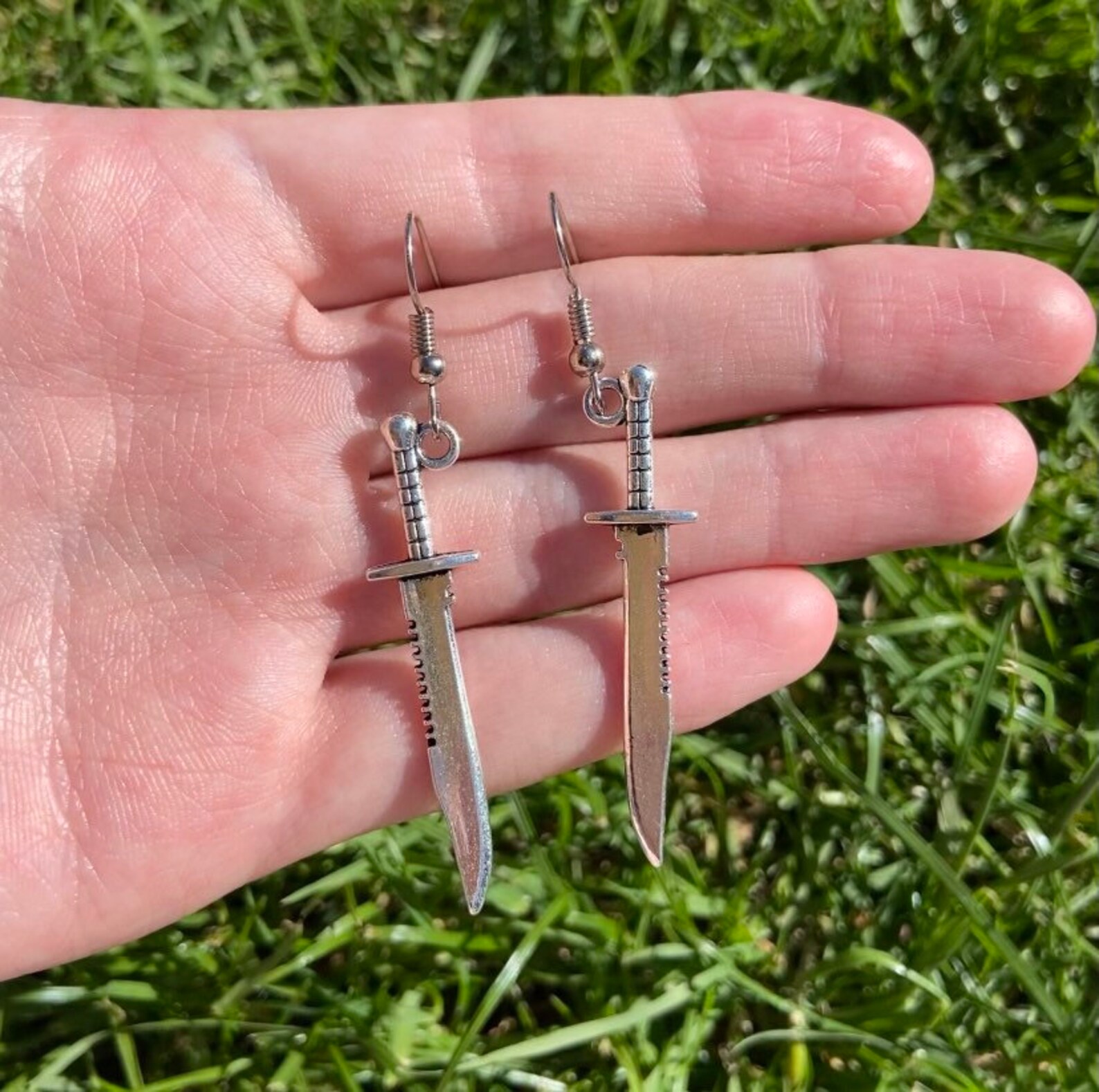 Dagger earrings Loki jewellery Loki earrings marvel Etsy