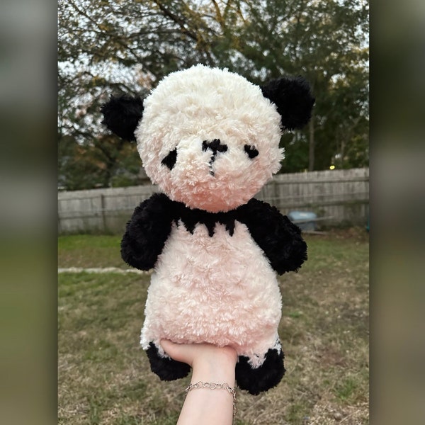 Large Fluffy Crochet Teddy Bear Etsy