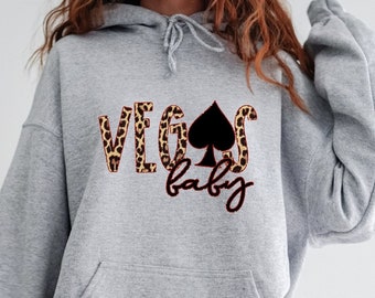 UUW66 LAS Vegas Vintage Style Womens Hooded Sweatshirt UUW66 LAS Vegas Vintage Style Womens Hooded Sweatshirt
