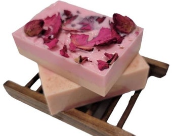 Pomegranate Soap Bar | French Clay Bar Soap | Cocoa Butter | Bar Soap | Handcrafted Soap | Handmade | Artisan | Soap Bars | Organic | Gifts