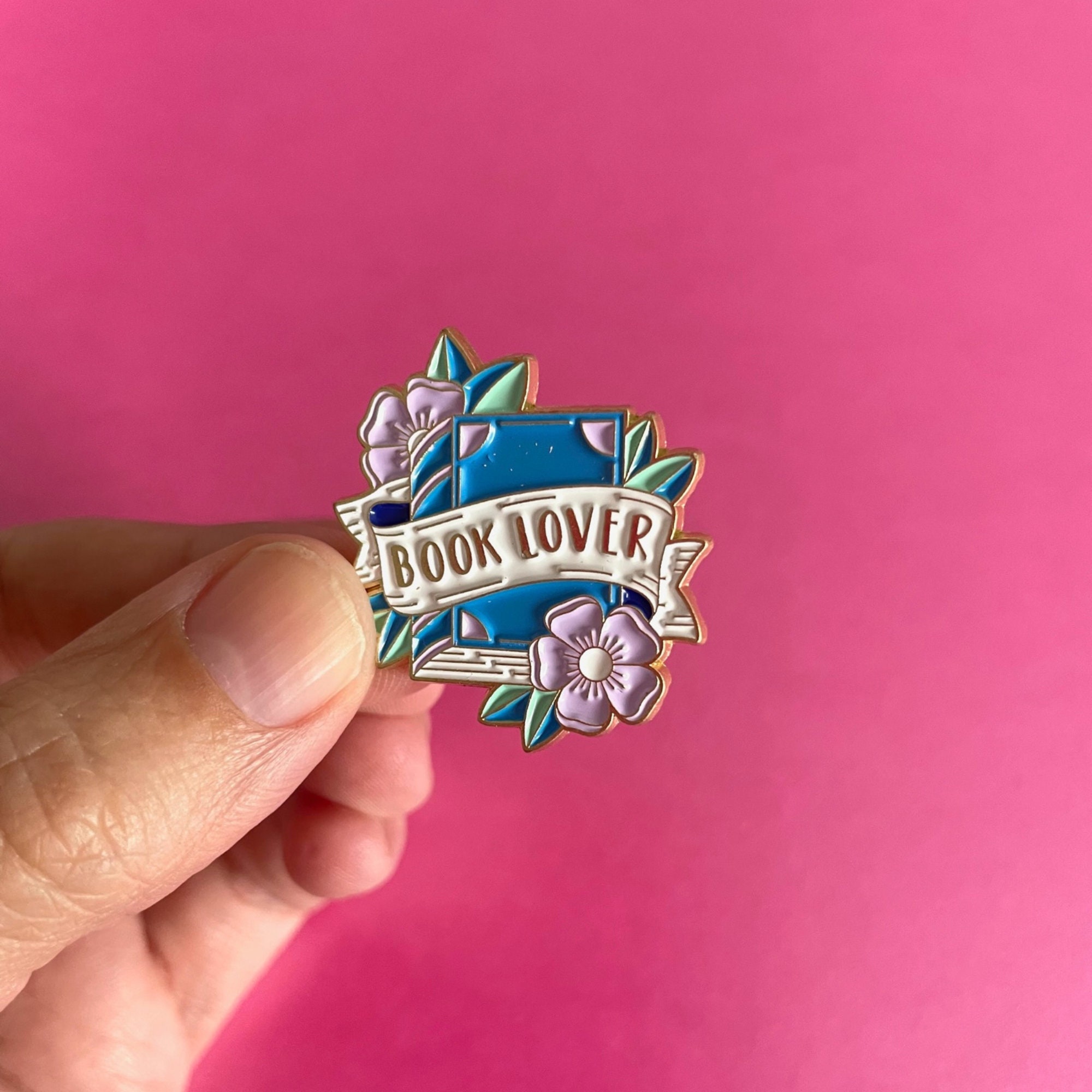 for Book Lovers. Funny and Quirky Enamel Pin. Hilarious Gift Idea.