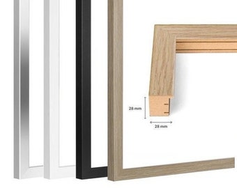 RahmBig picture frame, made in Germany, modern poster frame in various sizes and colors, including acrylic glass and back panel