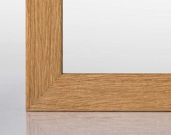 Oak picture frames, solid oak frames CLARA, wooden picture frames from Germany, poster frames in various sizes