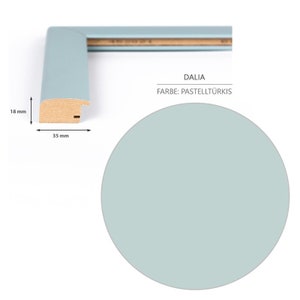 Bilderrahmen Dalia Pastell, Farbe & Größe wählbar, hergestellt in Deutschland, Posterrahmen mit Glas in verschiedenen Größen, Holzrahmen Bild 3