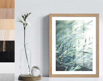 Oak picture frames, CLARA wooden picture frames made in Germany, poster frames with glass in various sizes