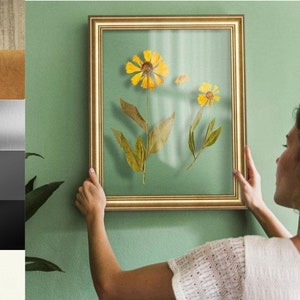 Double glass - picture frame ATHEN in various sizes, made in Germany, double glass frame with acrylic glass for flowers, photos, and much more.