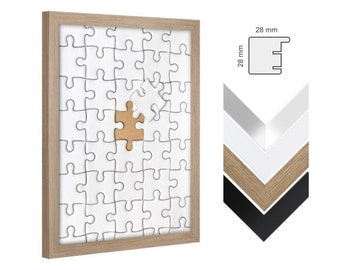 RahmBig puzzle frame in special puzzle sizes (28 mm frame strip), picture frame for puzzles with acrylic glass, made in Germany