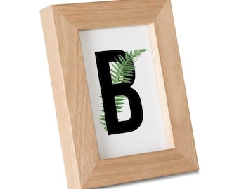 EIK oak picture frames, wooden picture frames from Germany, poster frames with glass in various sizes, solid wood frames