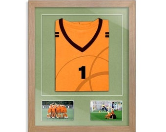 RahmBig 50 x 70 cm jersey frame for jerseys, sports shirts + passe-partout, made in Germany, in various colors