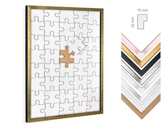 Puzzle frame NEO in special puzzle sizes in a modern style (15 mm frame strip), made in Germany