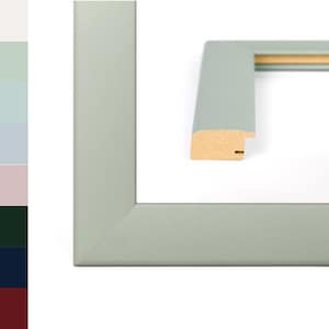 Picture frame Dalia Pastel, color & size selectable, made in Germany, poster frame with glass in different sizes, wooden frame