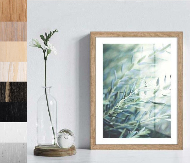 Cadre photo en chêne, cadre en bois massif CLARA en chêne, cadre photo en bois d'Allemagne, cadres pour affiches de différentes tailles image 2
