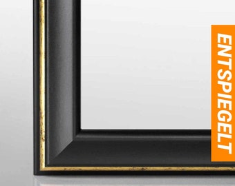 Kalypso Baroque frame with anti-reflective acrylic glass, picture frames in various colors and sizes, made in Germany