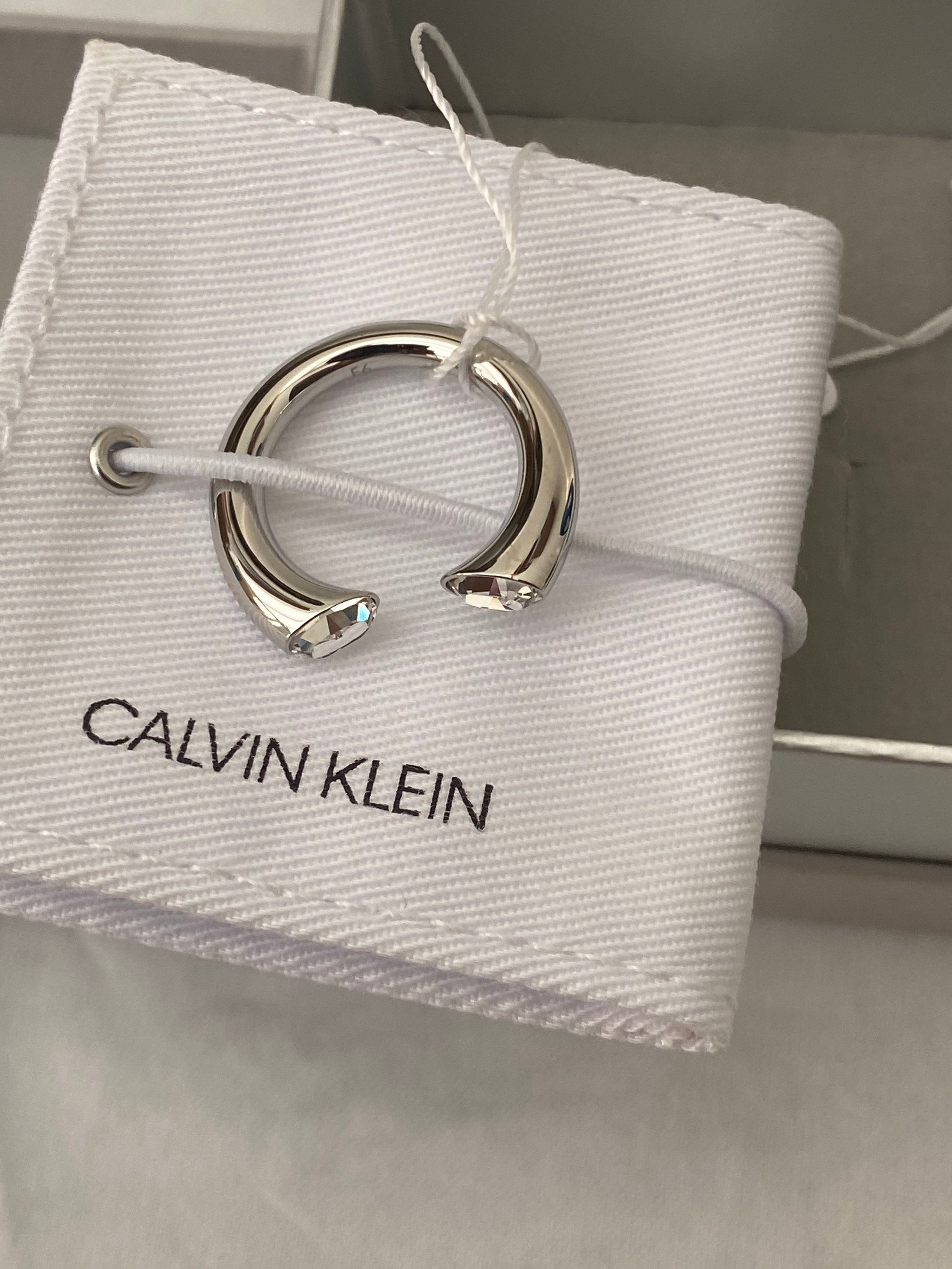 Calvin klein top silver ring