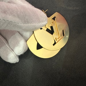 Louis Vuitton Earrings Etsy UK