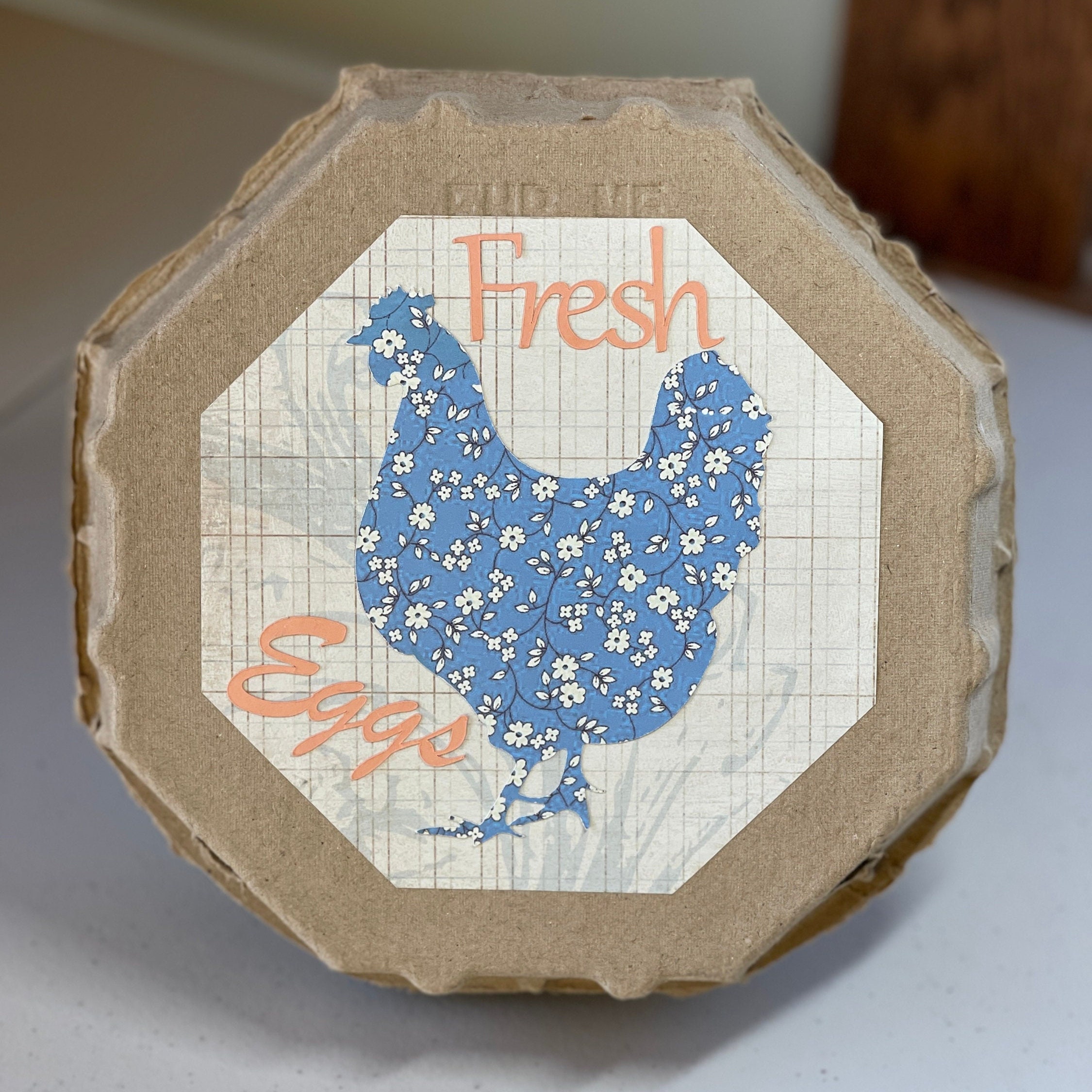 Octagon Egg Cartons Recycled Egg Cartons Egg Holder Gift Etsy