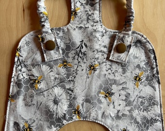 Handmade Chicken Saddle: Bees Feather Protector Apron, Cotton Hen Vest
