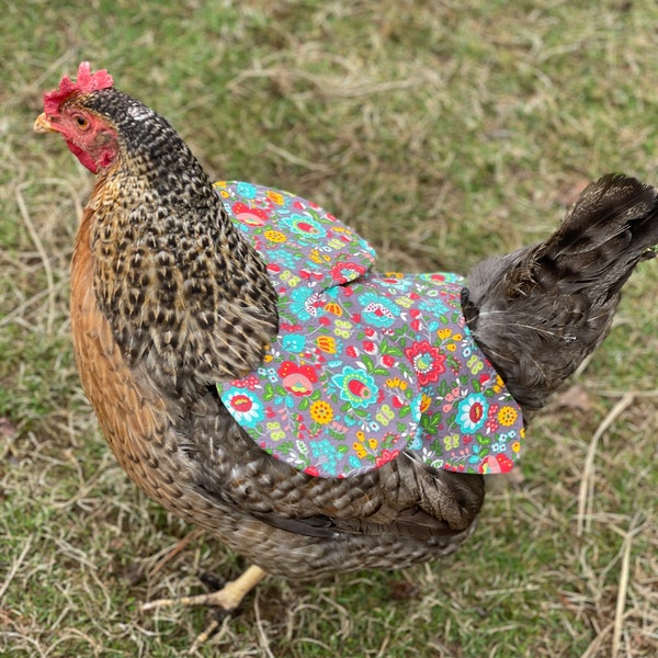 Chicken Saddle, Chicken Apron, Hen Feather Protector