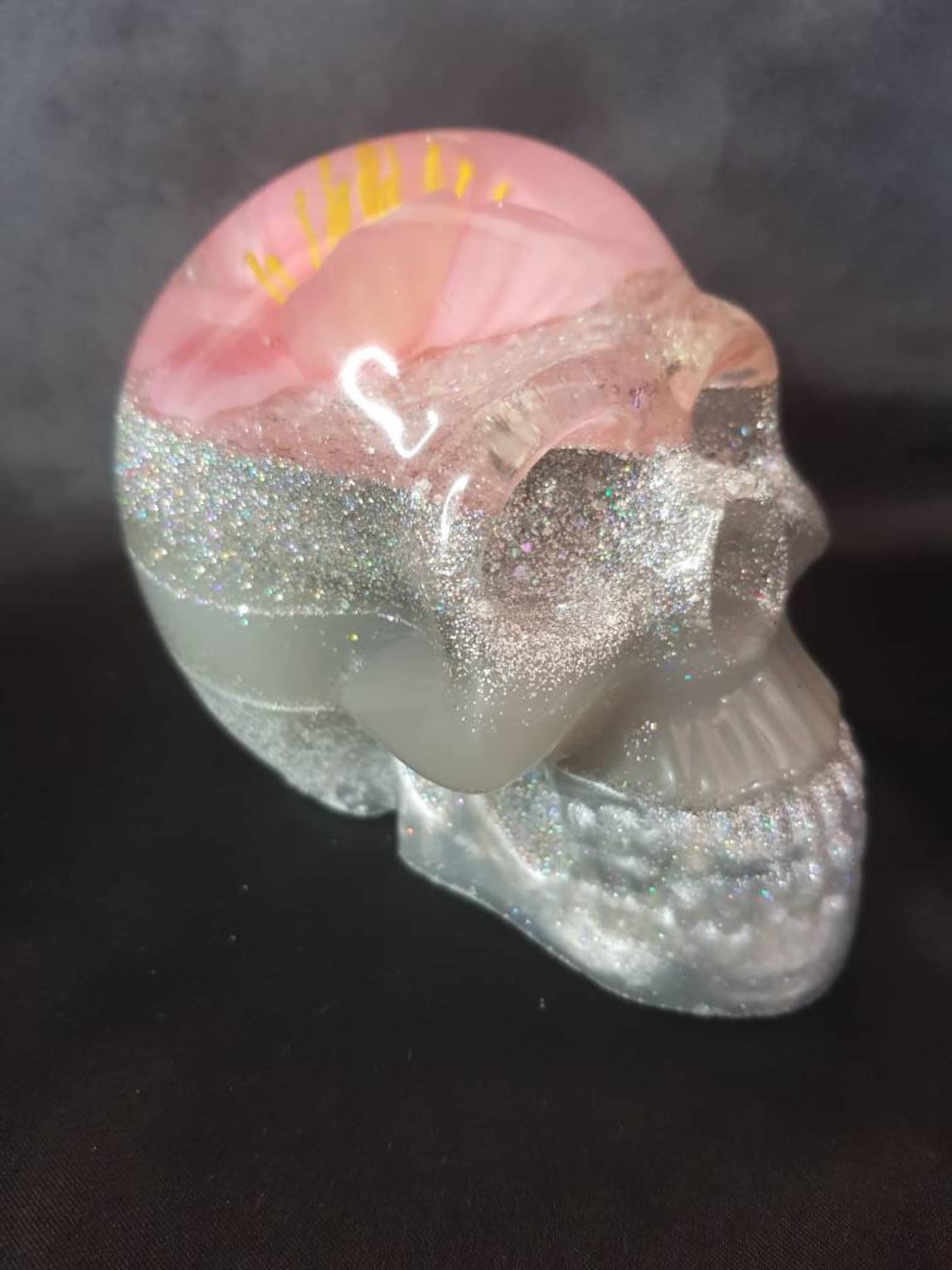 Handmade Epoxy Resin Skulls Skullart Sculpture Gift Etsy UK