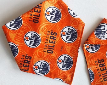 Bandana pour chien des Oilers d'Edmonton, accessoire pour animal de compagnie de la LNH