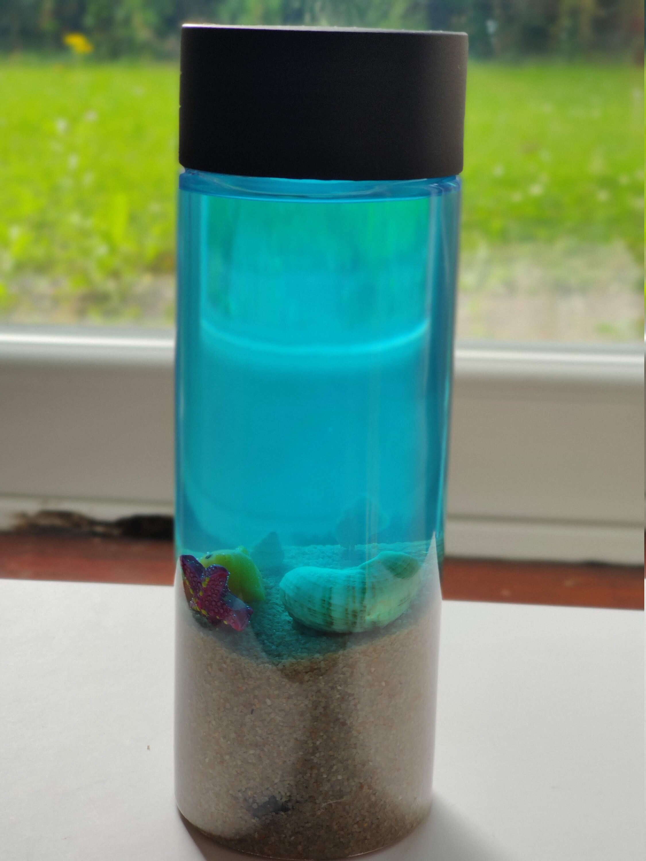 Blue Ocean Sensory Bottle Sealife Sensory Bottle Discovery Etsy.de