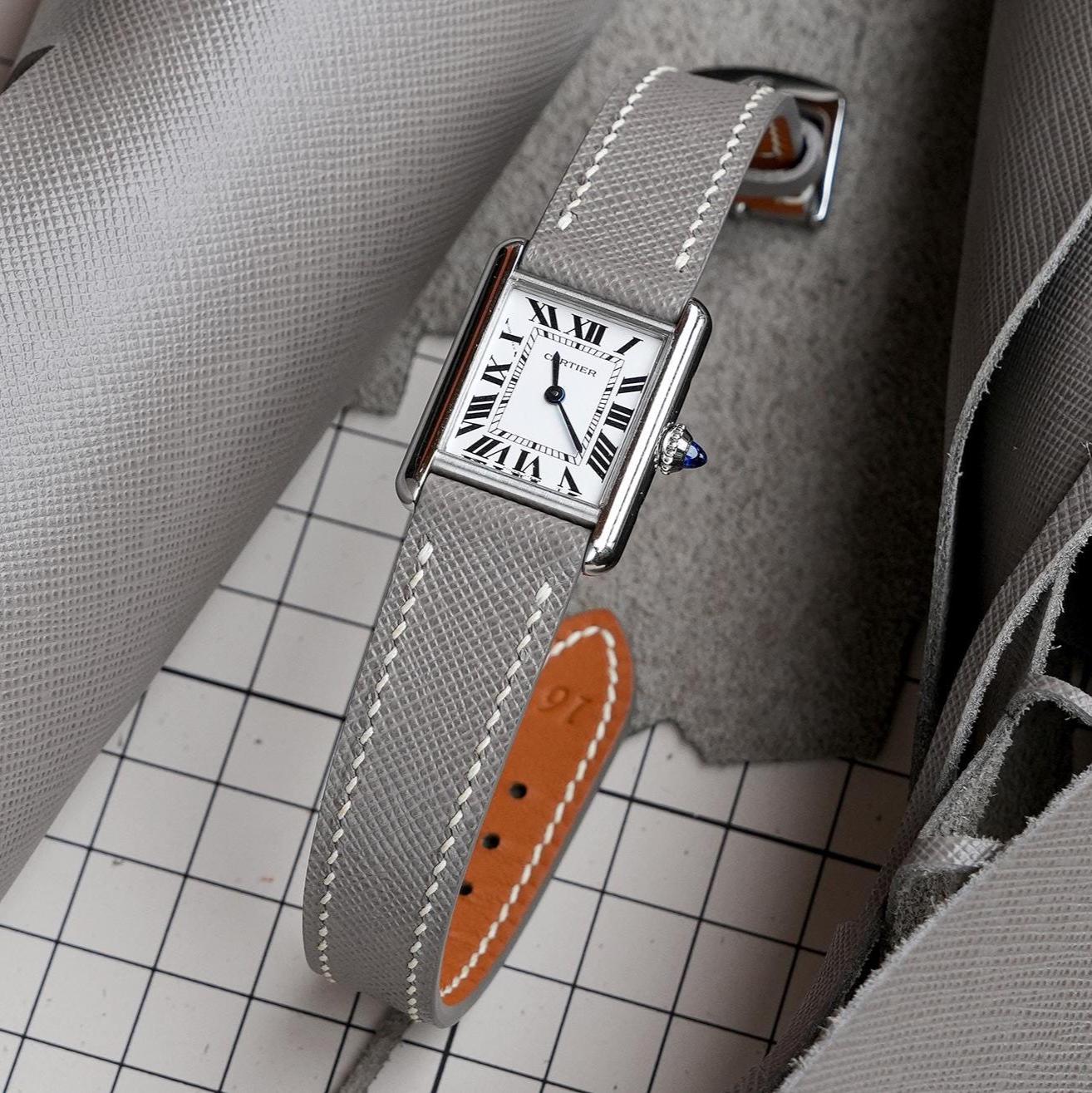 サントスデュモンsm用 ラバーストラップ Cartier santos dumont xl