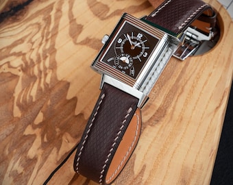 Correa de reloj de cuero Novonappa hecha a mano, personalizada en todos los tamaños.