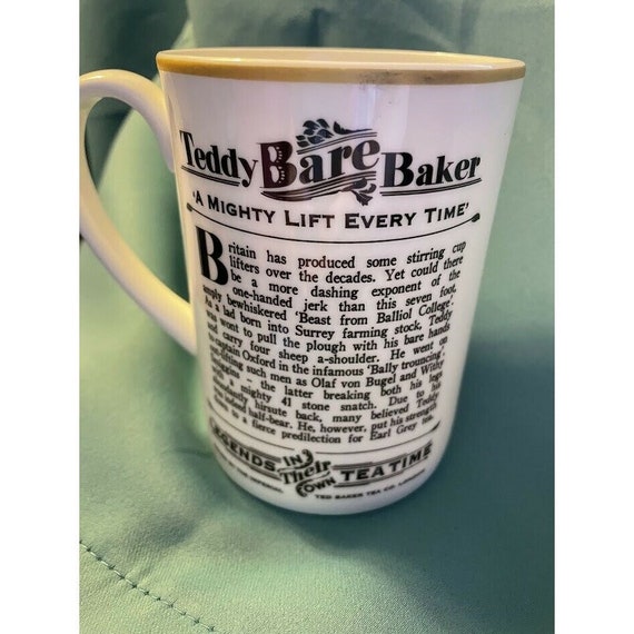 Baker London Tea Mug Cup Strong Man Image Strong Brew - Etsy
