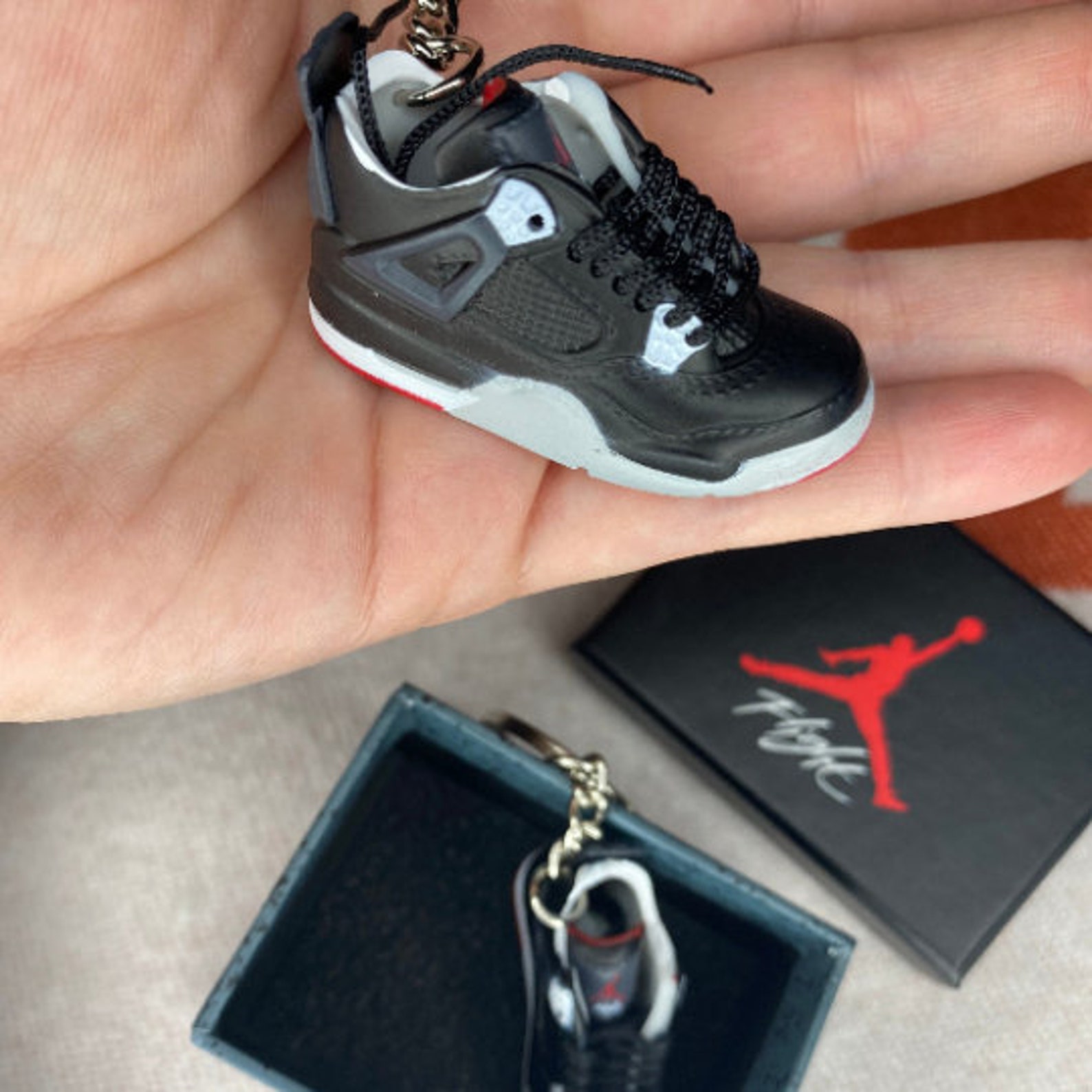 3D Nike Air Jordan Mini Sneaker Accessories Only Lanyard Etsy