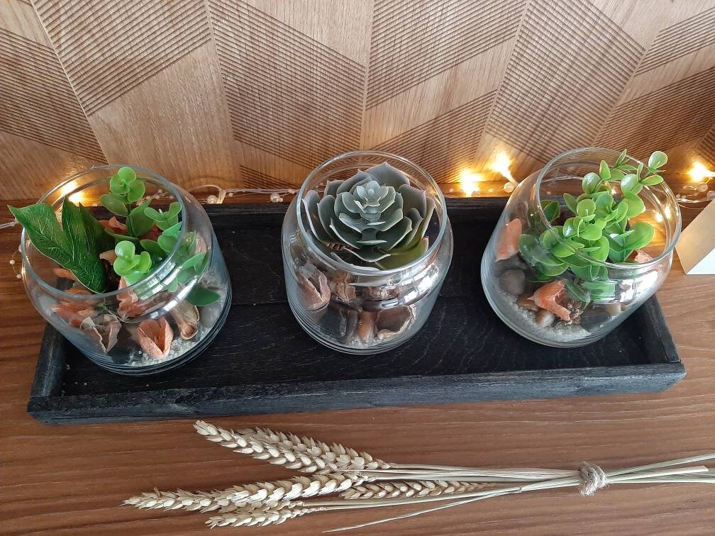 Decorative plant tray Etsy