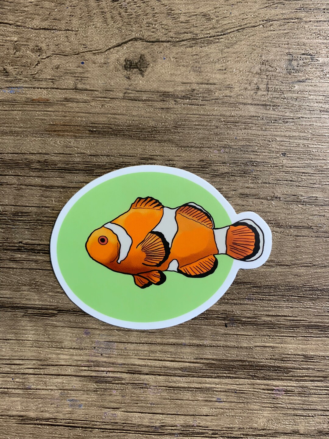 Clownfish - High Quality Matte Die Cut Sticker | 75mm X 56 Mm | Digital ...