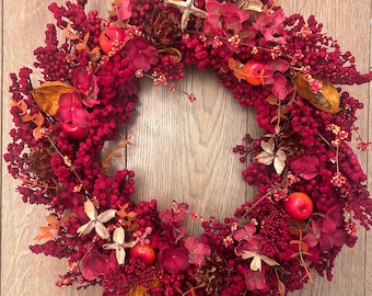 Autumn front door wreath | front door wreath | autumn wreath | handmade wreath