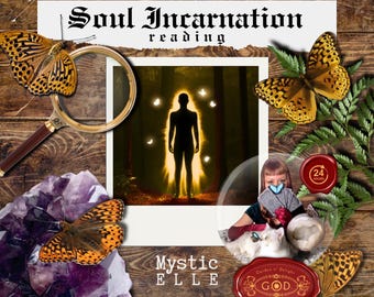 Soul Incarnation Reading | Authentic Self | Intuitive Psychic | No Questions Asked | Personalised PDF within 24–48 Hours | No AI