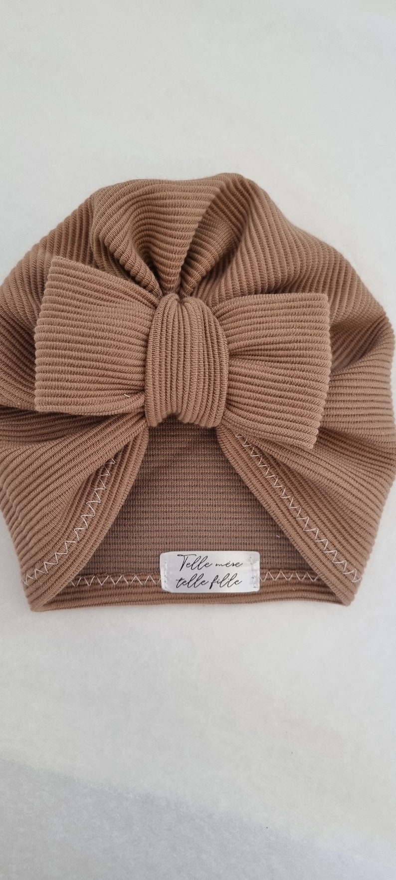 turban hat baby child ribbed jersey image 5