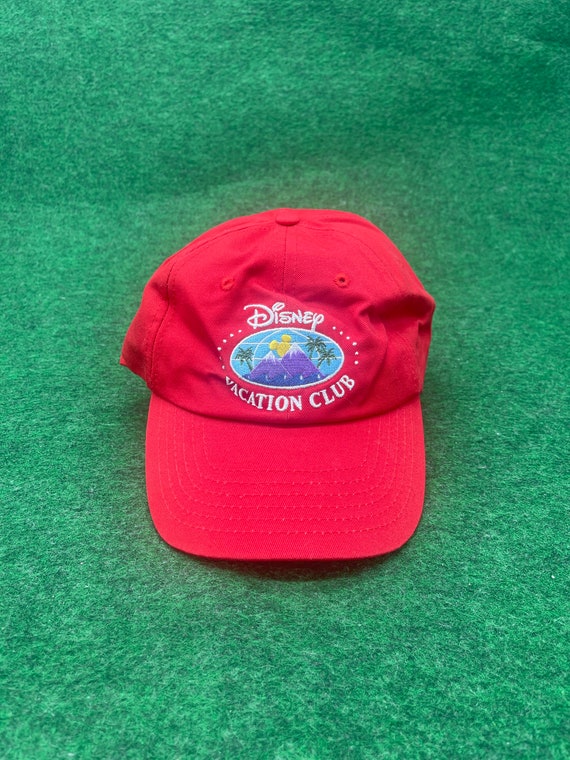 Vintage  Red Disney Cap Hat - image 1