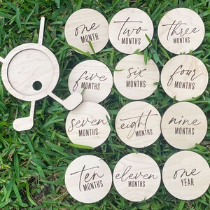 Golf themed milestone markers; golf monthly markers; golf baby photo markers
