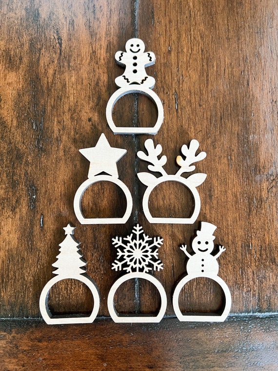 Winter napkin rings deals