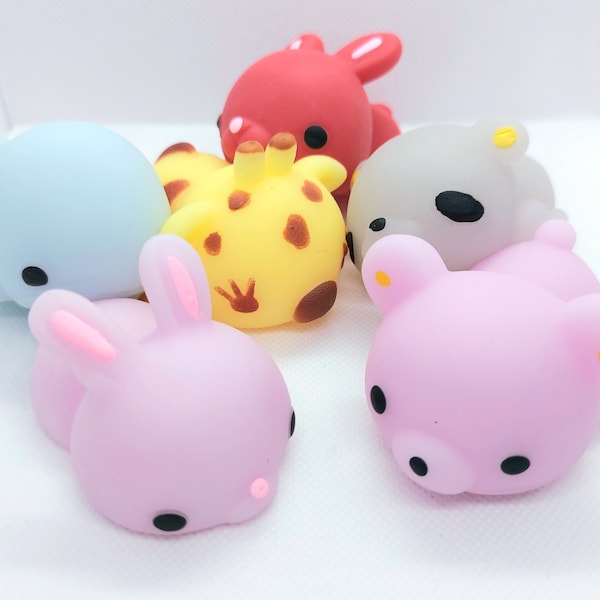 Jumbo mochi large size squishy animal fidget toys stress reliever for adult cute soft sensory toy for kids party favor kawaii gift for kids