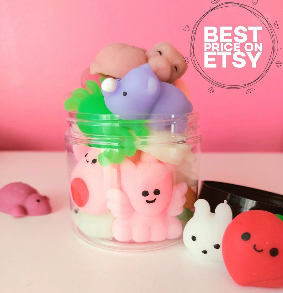 60 Pack Kawaii Scented Super Soft Stress Relief Mochi Squeeze