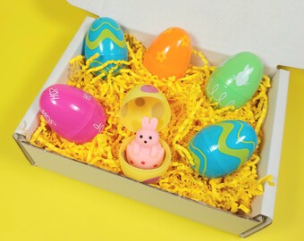 OSTEREs Ei mit Mochi gefülltes Osterei Überraschung Kinderspielzeug Ostereiersuche Kinderspielzeug Frühling Stressabbau bunt