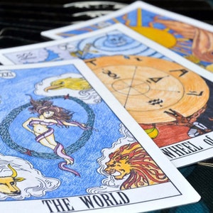 Frage stellen oder 2 Tarot Lesen Inspiration Motivation Leichte Liebe Führung