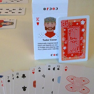 Karty do gry angielskie Tudor Bridge Deck Cocjo.