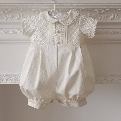 Boys Baptism Outfit Baby Boy Christening Outfit Etsy